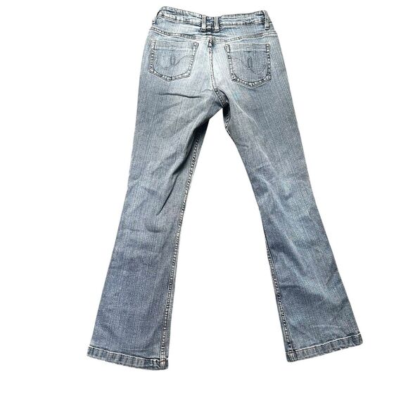 Copper Rivet Bootcut Jeans Juniors Size 5/6M Medium Wash Stretch Denim Y2K Style - Picture 2 of 15